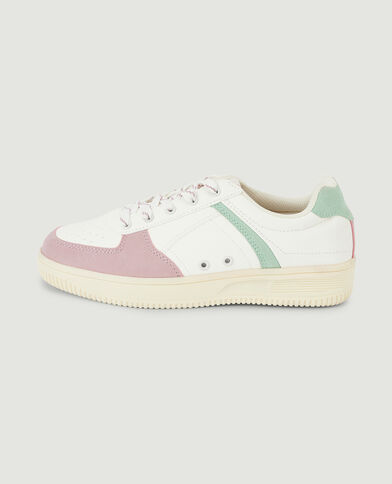 Sneakers bi-matière lilas - Pimkie