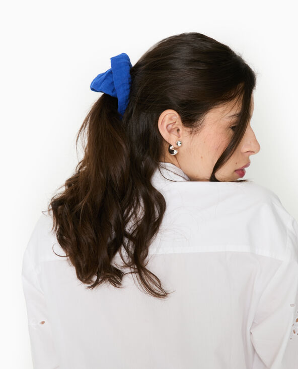Lot de 2 chouchous en gaze de coton bleu marine - Pimkie