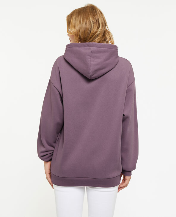 Sweat capuche oversize lilas - Pimkie