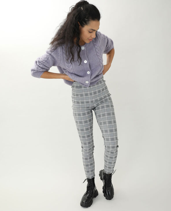 Gilet torsadé violet - Pimkie