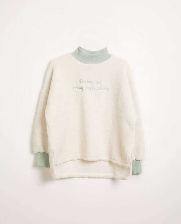 Sweat mouton blanc - Pimkie