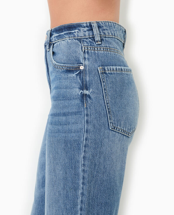 Jean wide taille haute bleu - Pimkie