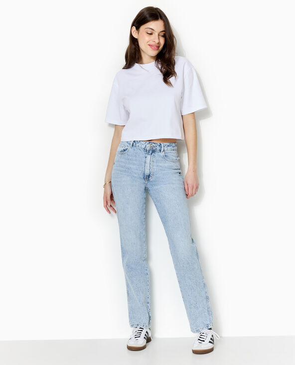 Jean straight taille standard bleu - Pimkie