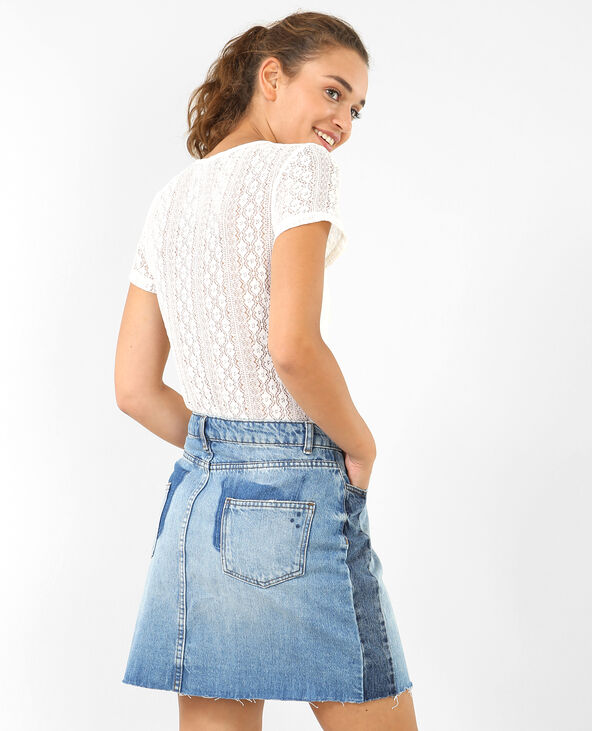 Body en dentelle blanc - Pimkie