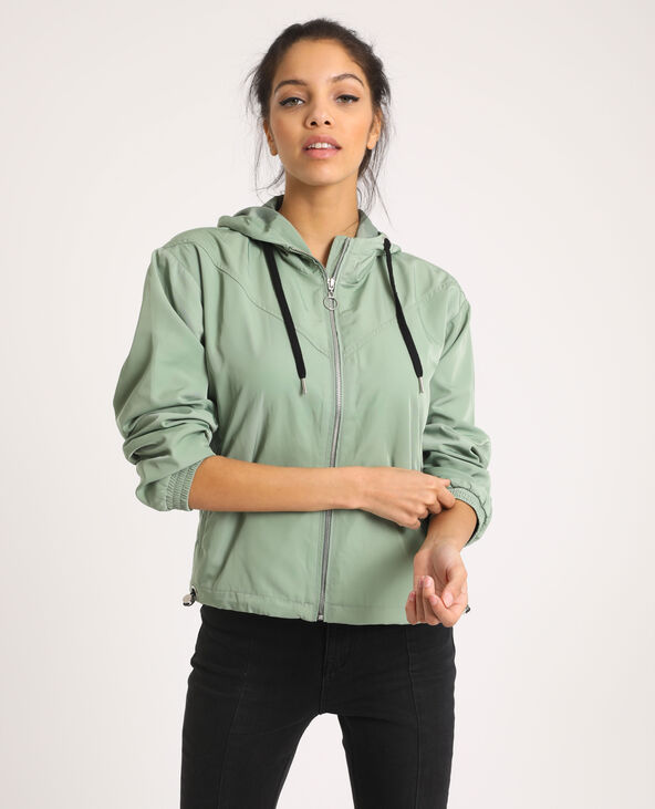 Veste à capuche gris - Pimkie