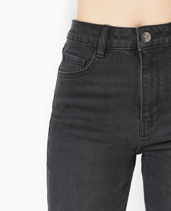 Jean flare bootcut taille haute noir - Pimkie