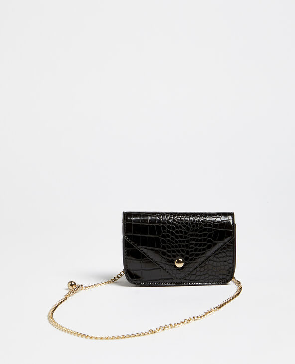 Sacoche banane croco noir - Pimkie