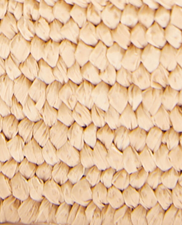 Ceinture en paille élastiquée beige - Pimkie