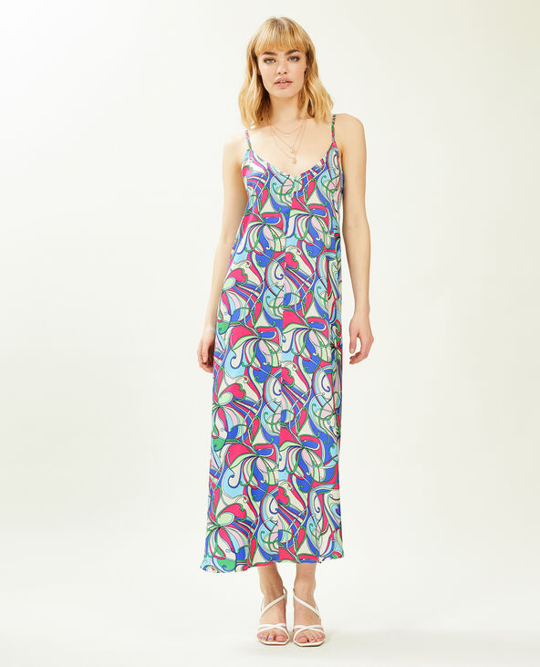 Robe dos-nu avec liens à nouer violet - Pimkie