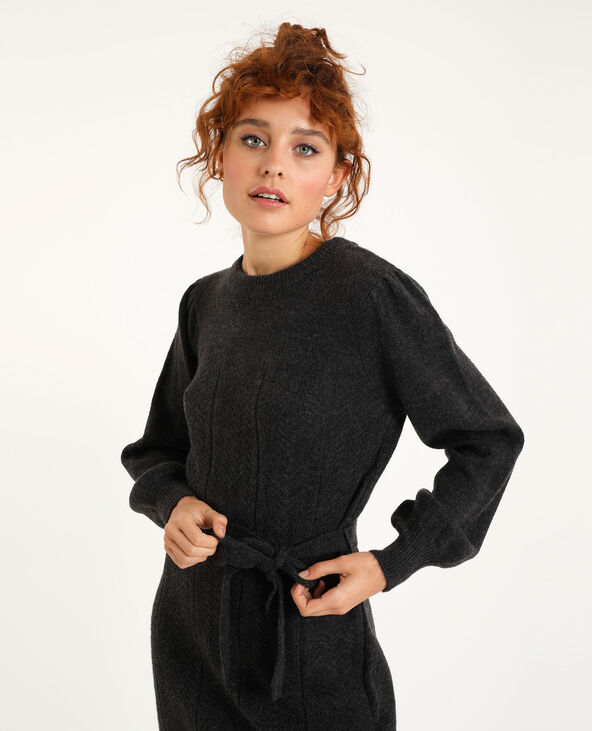 Robe pull avec ceinture