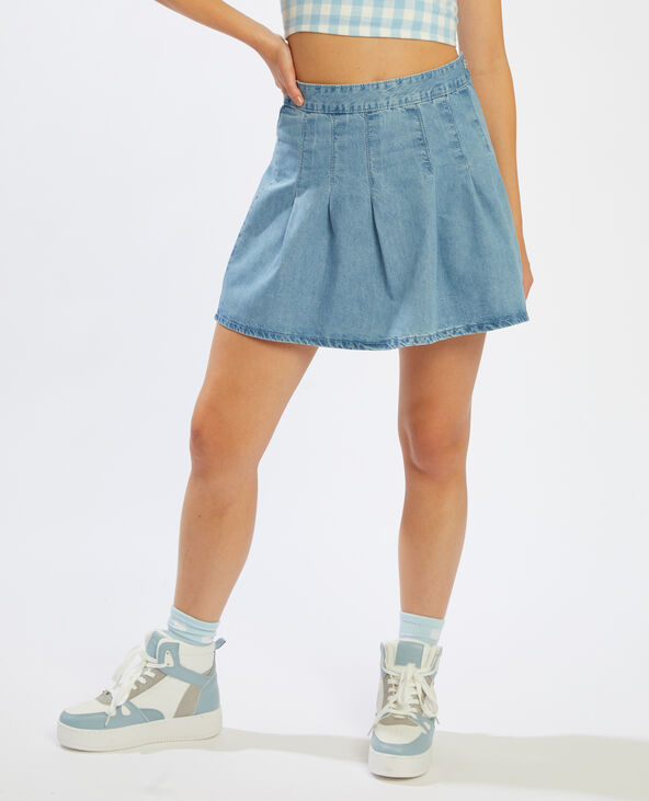 Jupe en jean hotsell patineuse