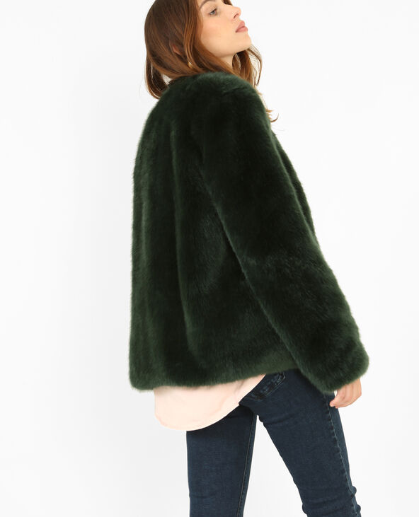Manteau en fausse fourrure