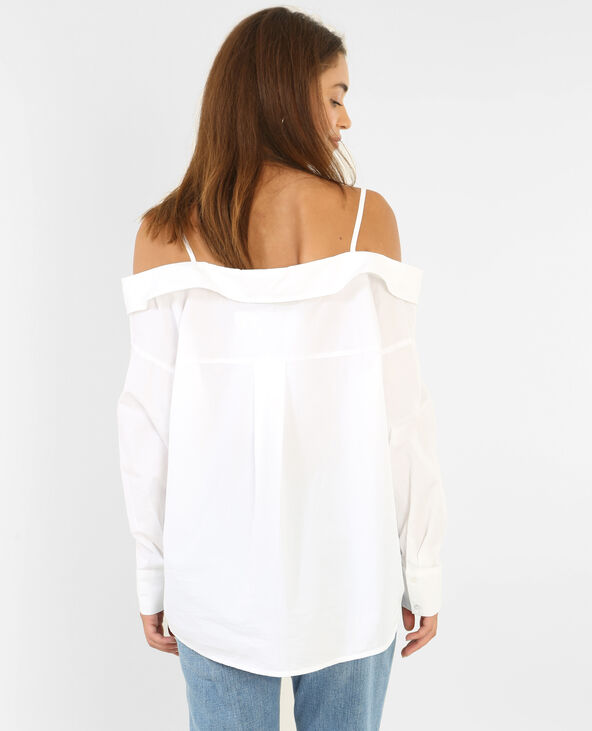 Chemise à épaules dénudées blanc - Pimkie