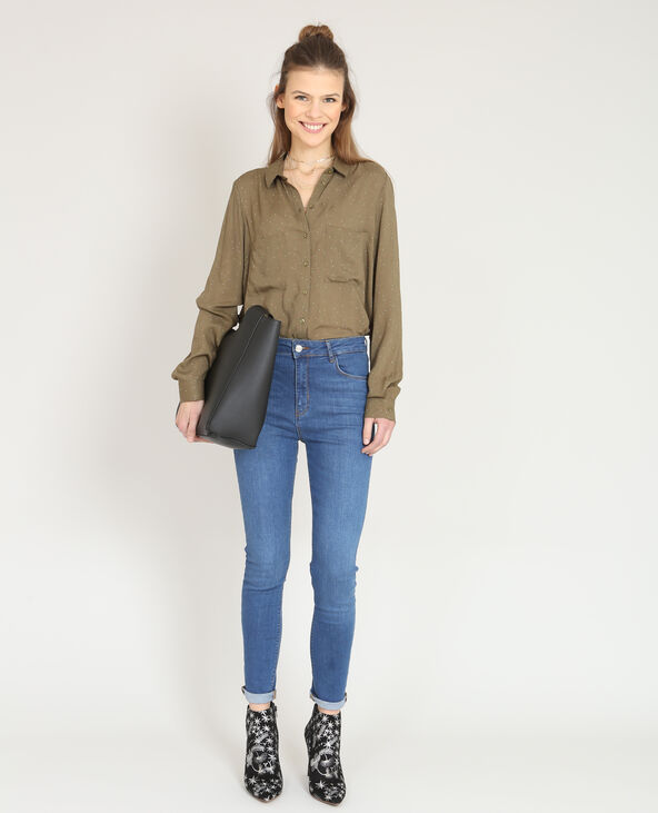 Chemise fluide taupe - Pimkie