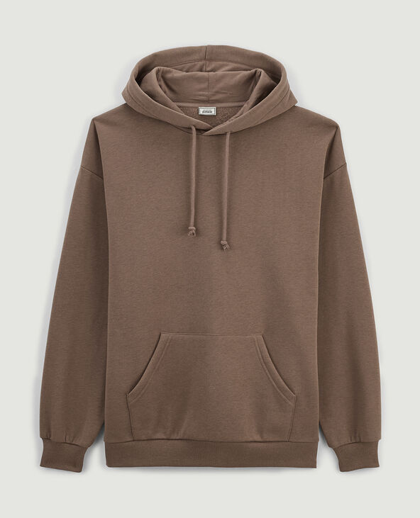Sweat capuche oversize marron - Pimkie