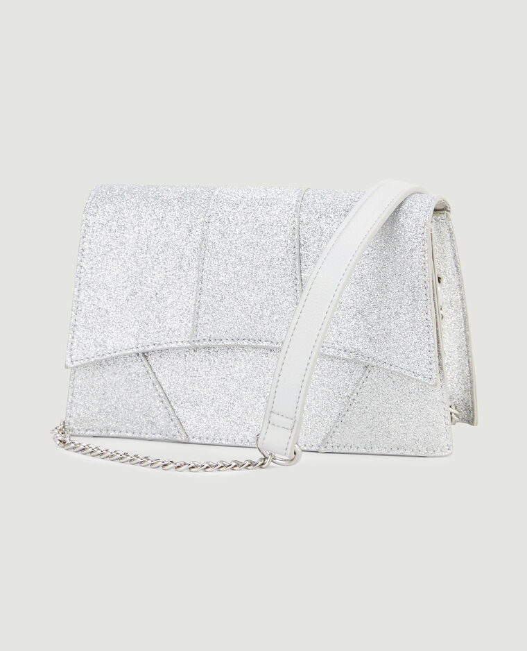Sac boxy pailleté argenté - Pimkie