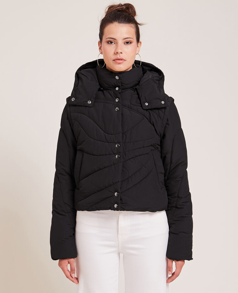 Doudoune matelassage wavy noir - Pimkie