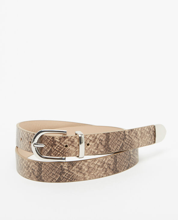 Ceinture en peau de serpent top