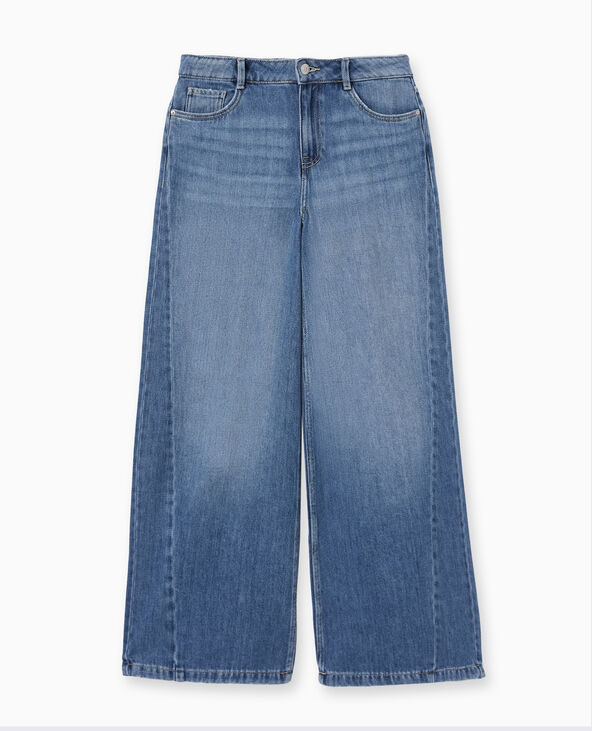 Jean wide ultra large taille basse bleu - Pimkie