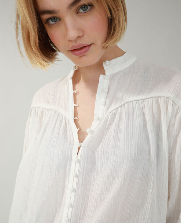 Robe chemise blanc - Pimkie