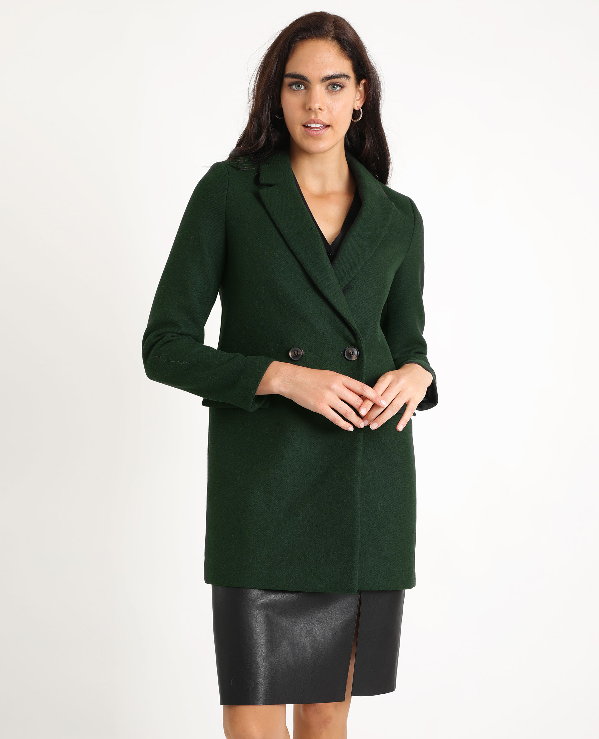 Manteau vert pimkie