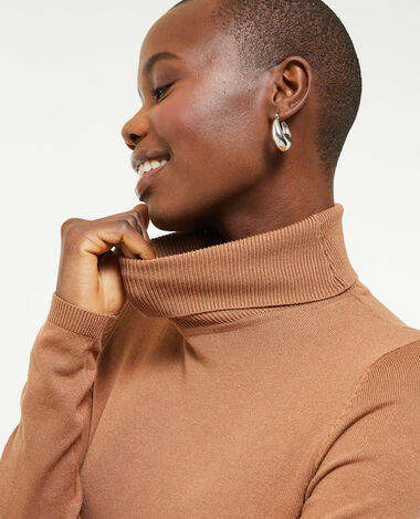 Pull à col roulé marron - Pimkie