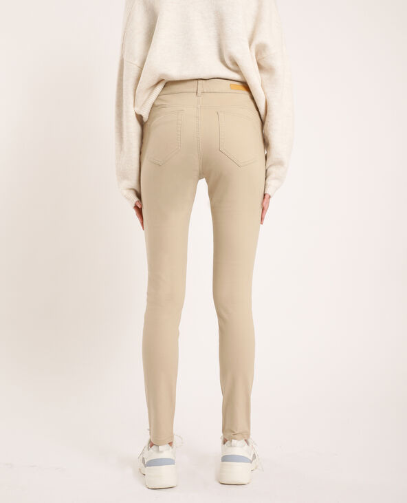 Skinny push up mid waist gris clair - Pimkie
