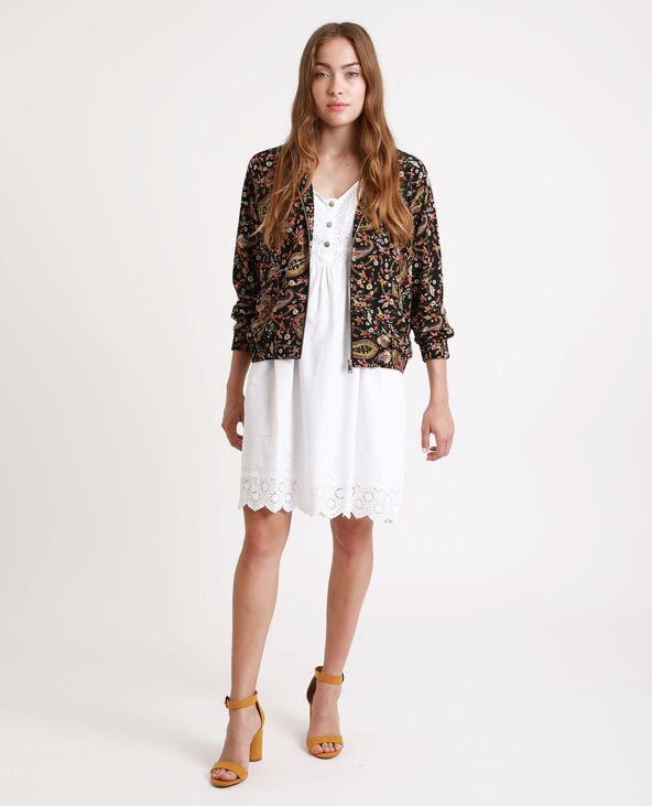 Robe à broderie anglaise blanc - Pimkie