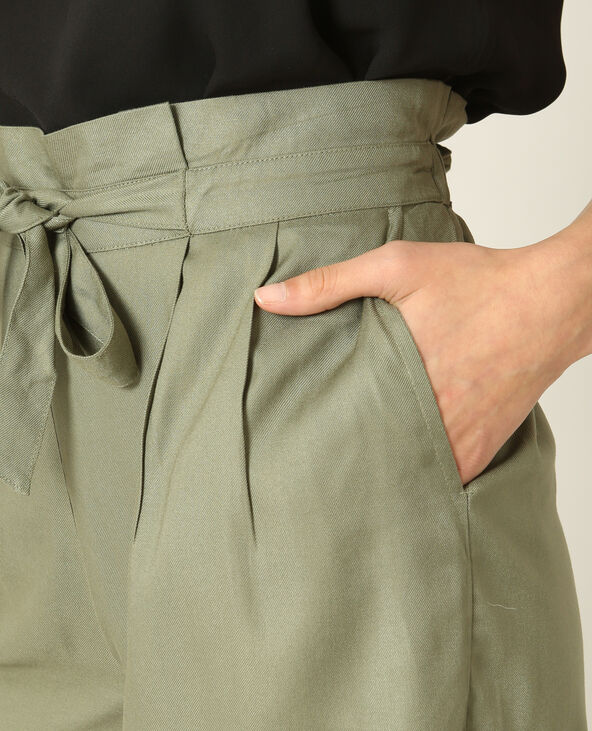 Short fluide vert de gris - Pimkie