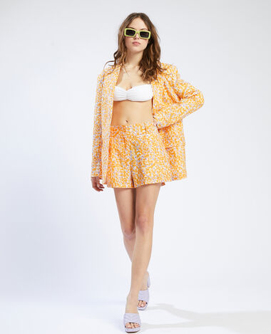 Short taille haute jaune - Pimkie