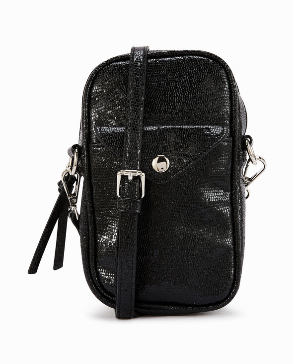 Sac pochette pour smartphone noir - Pimkie