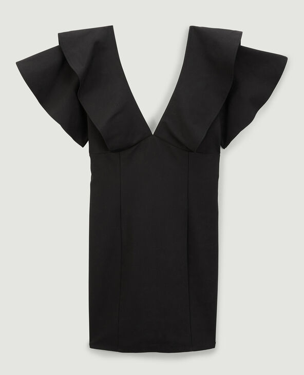 Robe à manches courtes noir - Pimkie