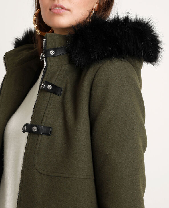 Manteau a capuche