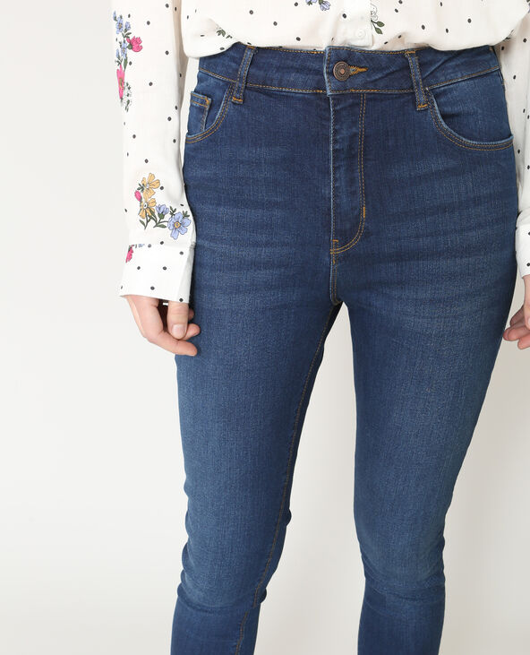 Jean skinny taille haute bleu marine - Pimkie