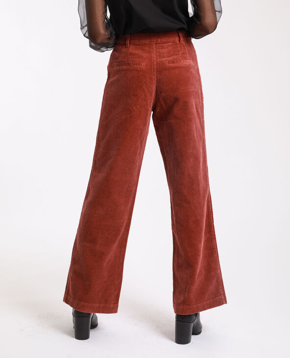 Pantalon velours marron - Pimkie