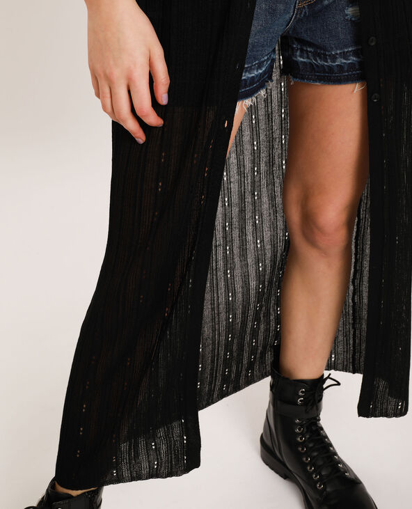 Gilet long noir - Pimkie
