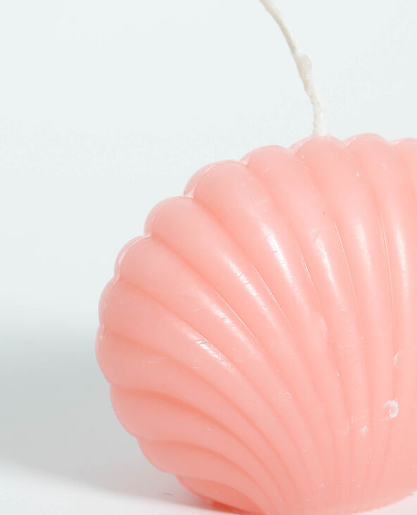 Bougie décorative coquillage rose clair - Pimkie