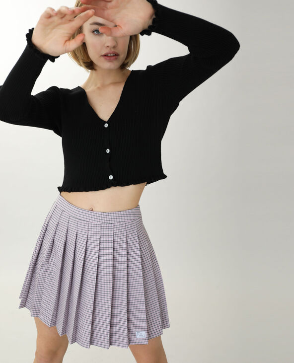 Gilet cropped noir - Pimkie
