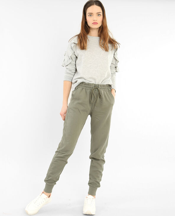 Jogpant vert de gris - Pimkie