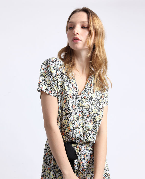 Robe fleurie noir - Pimkie