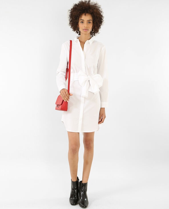 Robe chemise blanc - Pimkie