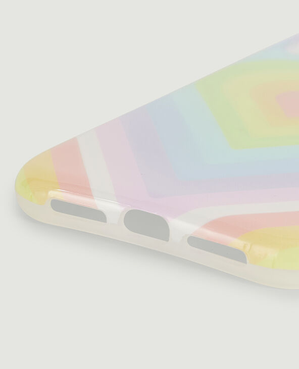Coque de téléphone "cœurs" violet - Pimkie