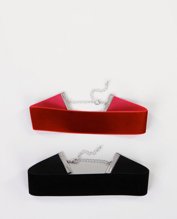 Colliers chokers velours noir - Pimkie