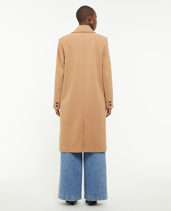 Manteau drap hotsell de laine camel