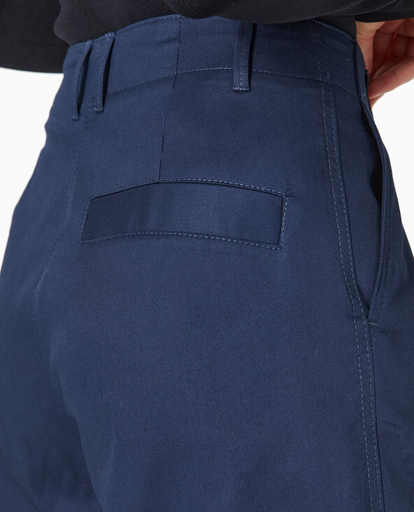 Pantalon balloon en toile bleu marine - Pimkie