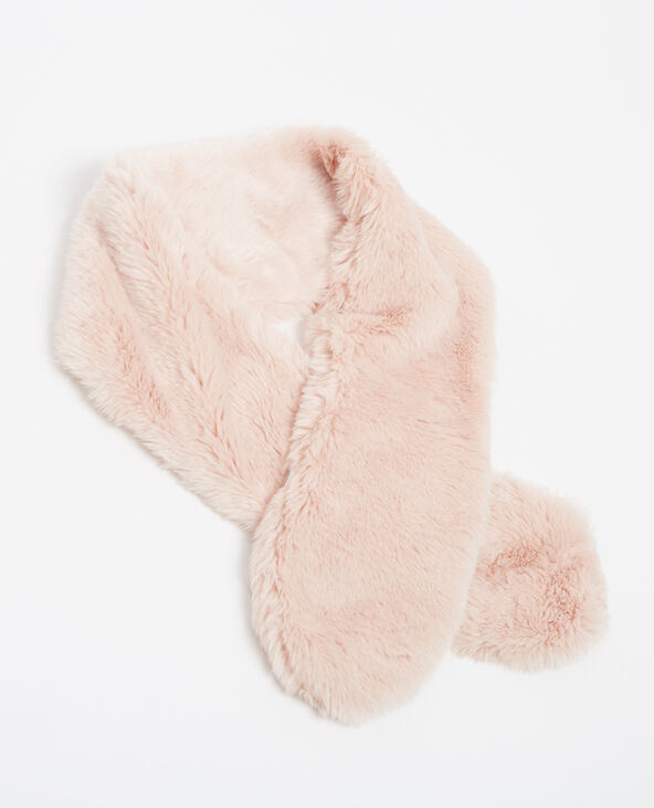 Echarpe en fausse fourrure rose - Pimkie