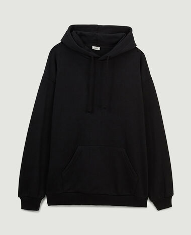 Sweat à capuche noir cheap