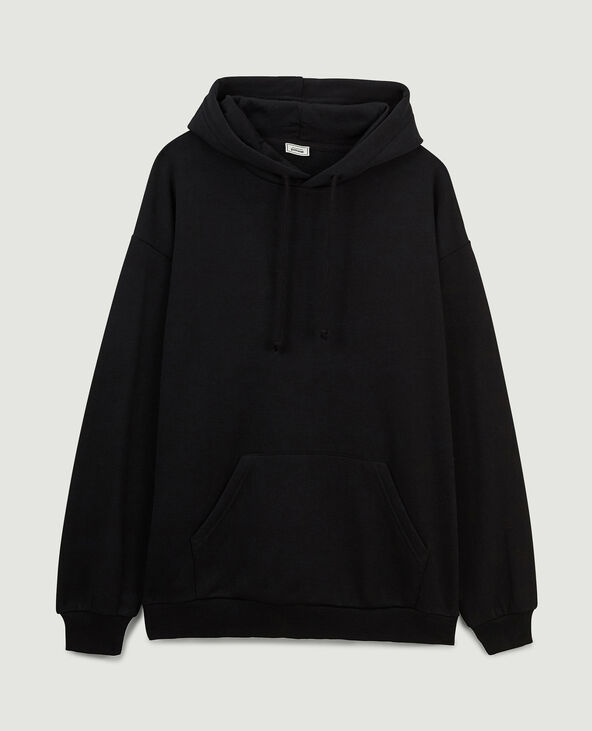 Sweat capuche oversize noir - Pimkie