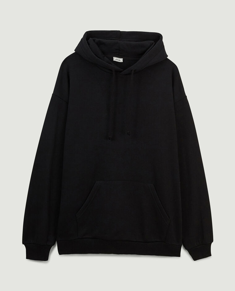 Sweat capuche oversize noir - Pimkie