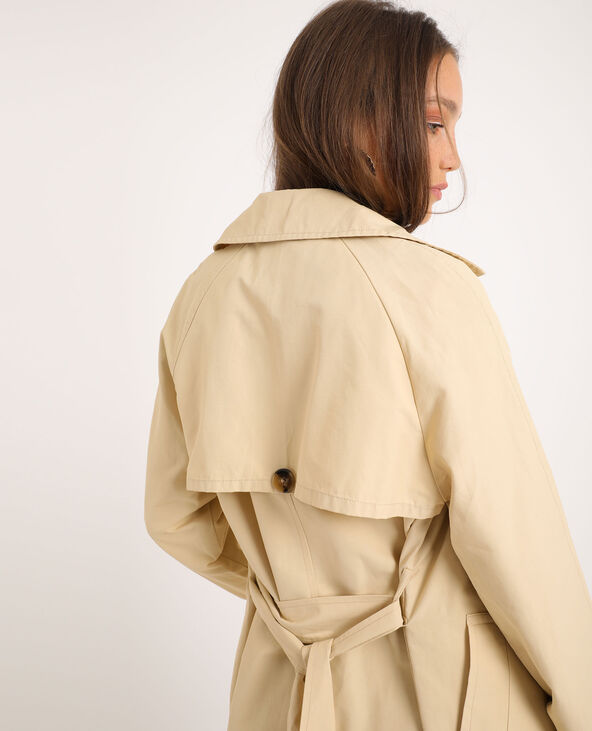 Trench long écru - Pimkie